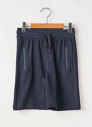 Bermuda taille élastique taille élastique bleu ZY garçon