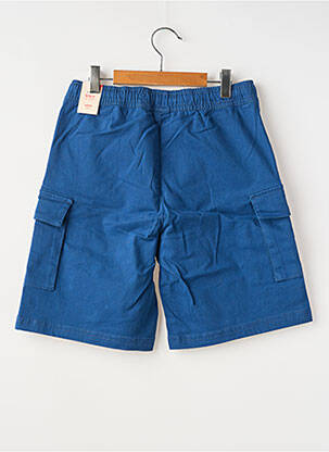 Bermuda poches taille ajustable bleu ZY garçon