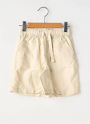 Bermuda taille élastique taille élastique beige ZY garçon