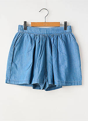 Short taille normale taille ajustable bleu ZY fille