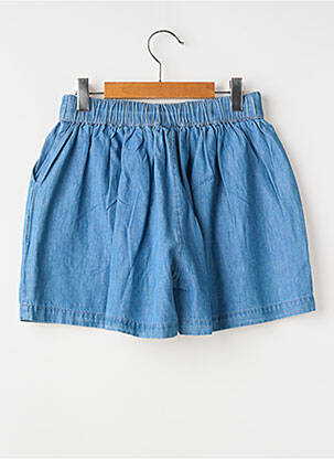 Short taille normale taille ajustable bleu ZY fille