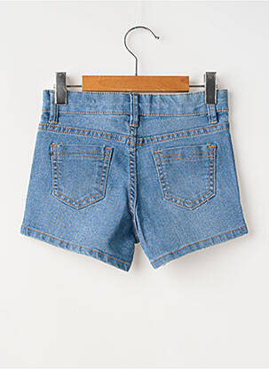 Short stretch taille ajustable bleu ZY fille