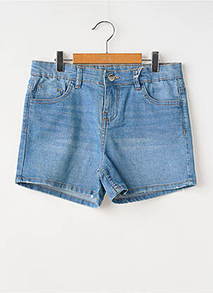 Short stretch taille ajustable bleu ZY fille