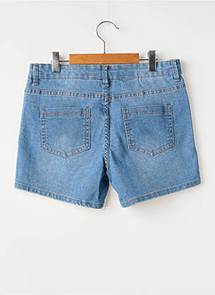Short stretch taille ajustable bleu ZY fille