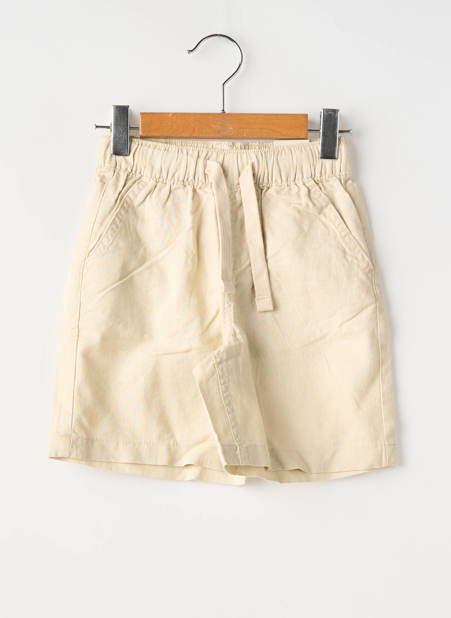 Bermuda taille élastique taille élastique beige ZY garçon