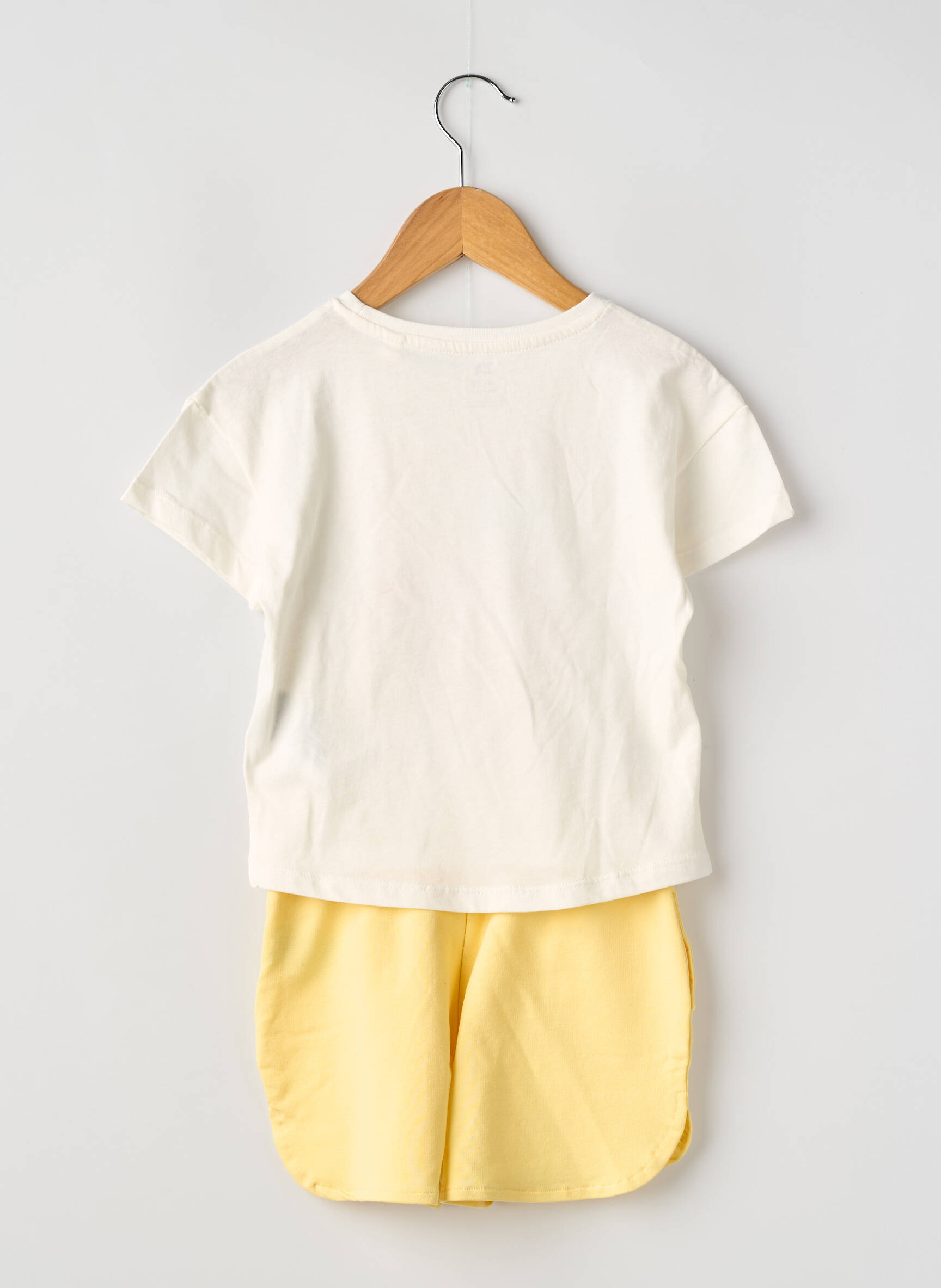 Pyjashort col rond blanc ZY fille
