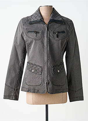 Veste casual poches gris JOCAVI femme