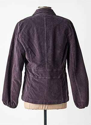 Veste casual poches violet MAE MAHE femme