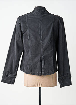 Veste casual col tailleur noir PAUL BRIAL femme