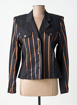 Blazer poches noir PAUL BRIAL femme