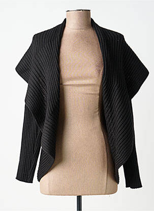 Gilet manches longues stretch noir KATMAI femme