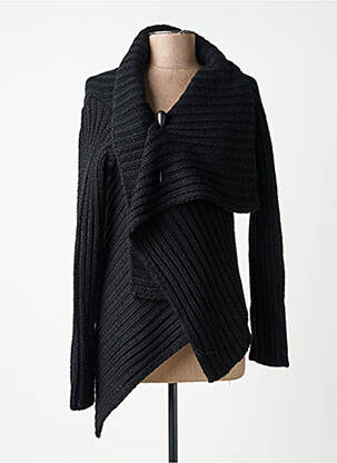 Gilet manches longues stretch noir KATMAI femme