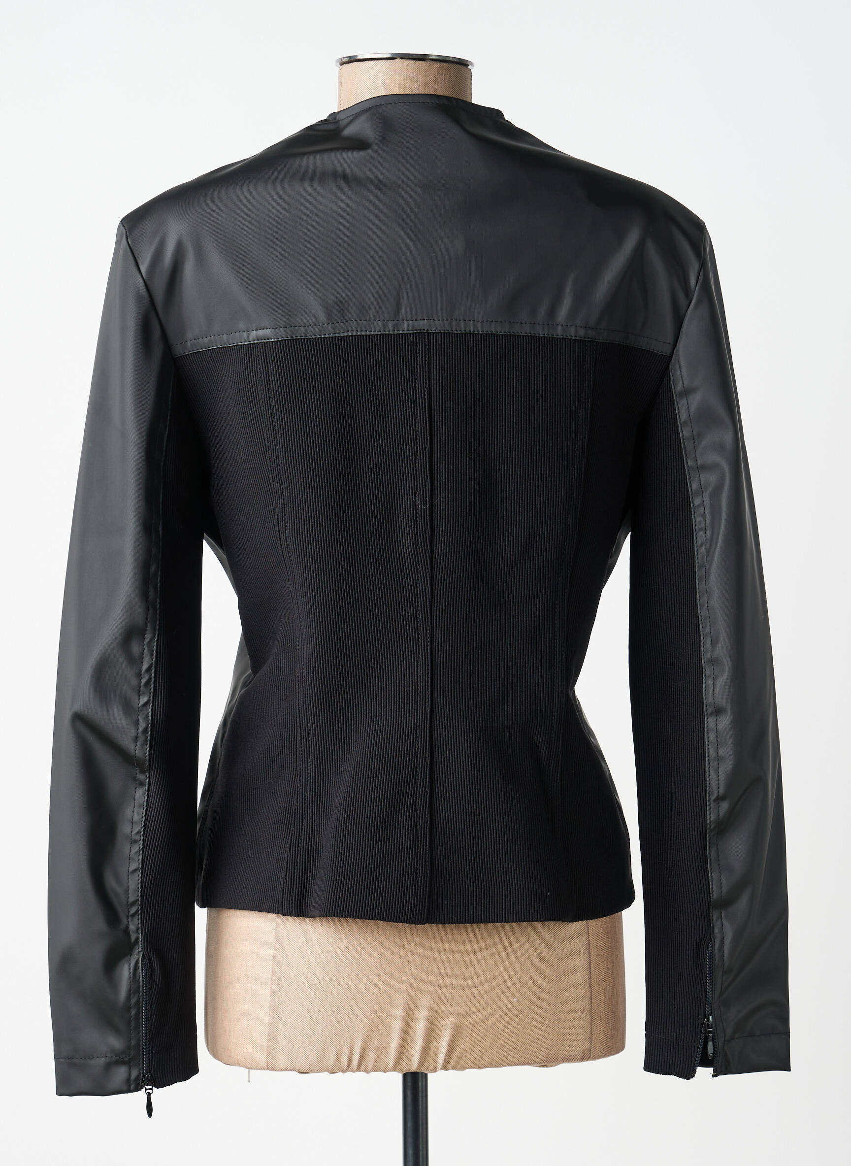 Veste casual poches noir PAUL BRIAL femme