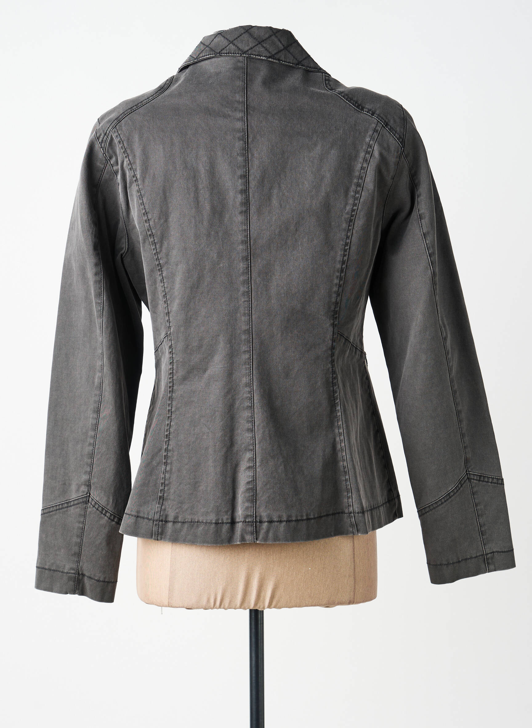 Veste casual poches gris JOCAVI femme