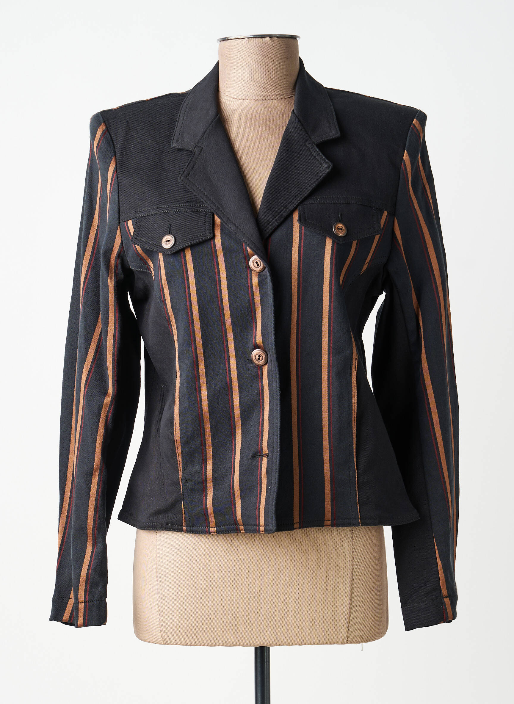 Blazer poches noir PAUL BRIAL femme