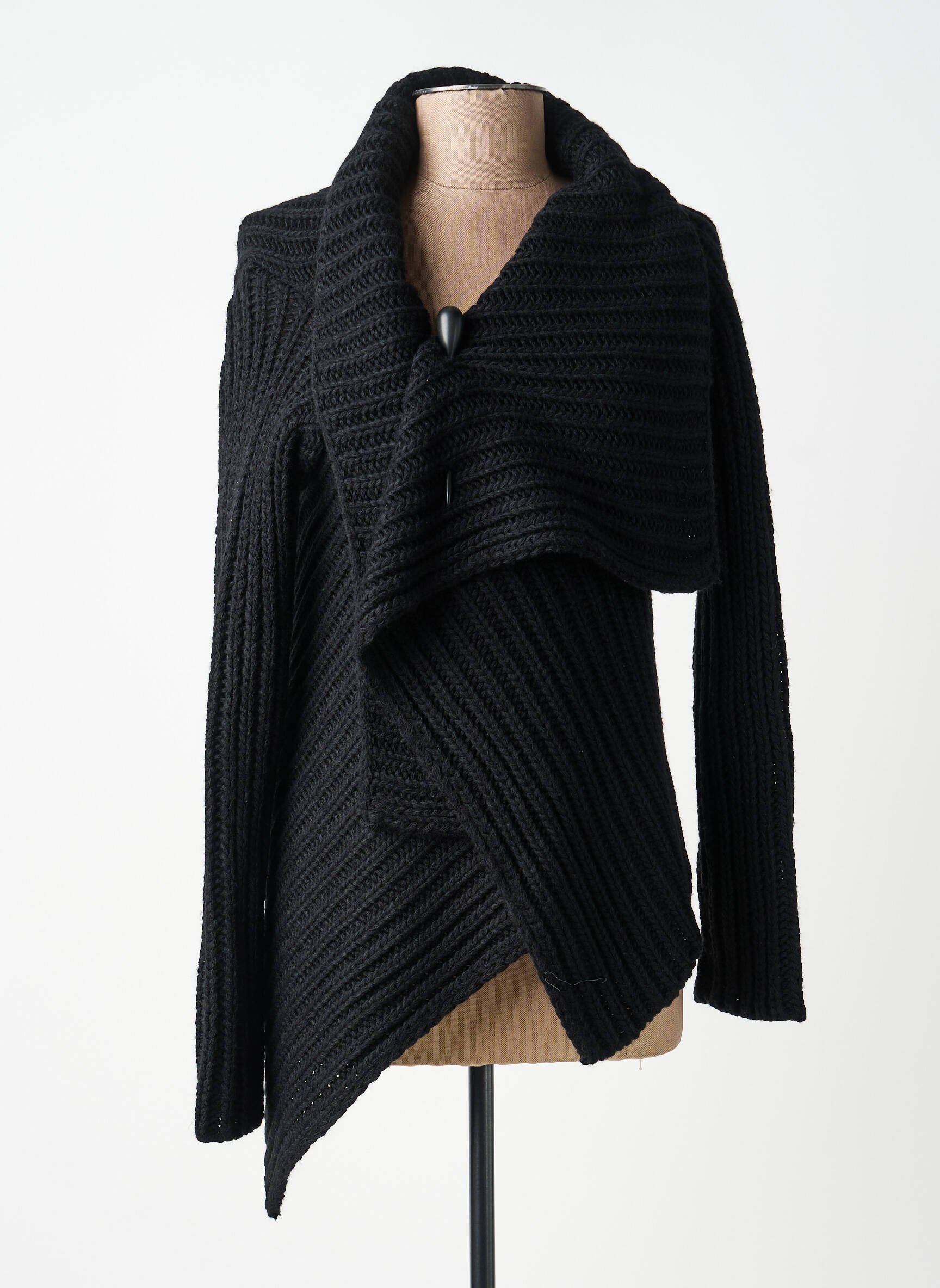 Gilet manches longues stretch noir KATMAI femme