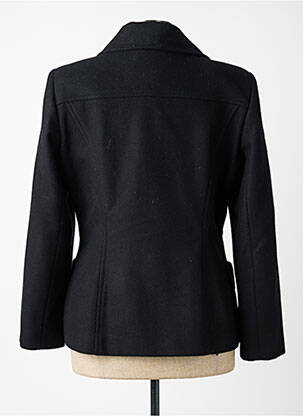 Manteau court poches sans capuche noir BOSCA femme