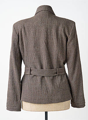 Veste chic poches marron PIER BÉ femme