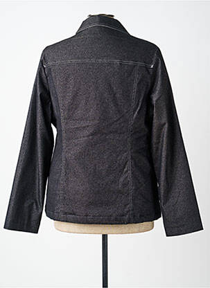 Veste casual coupe droite noir CARNET DE BORD femme