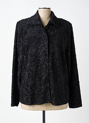 Veste casual coupe droite noir PRUNELLE femme