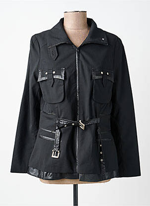 Veste casual coupe cintrée noir INFINITIF femme