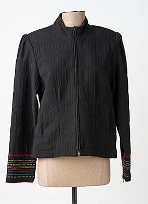Veste casual poches noir PAUL BRIAL femme