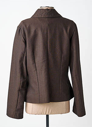 Veste chic poches marron MAE MAHE femme