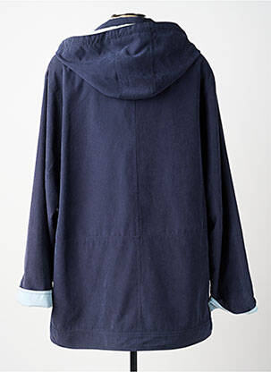 Imperméable poches a capuche bleu PIER BÉ femme