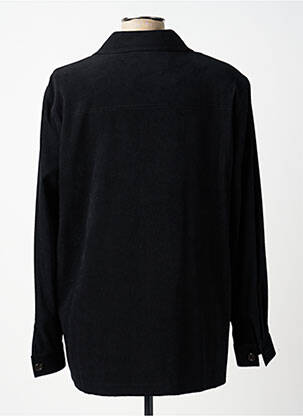 Veste casual tissage suedine noir PRUNELLE femme