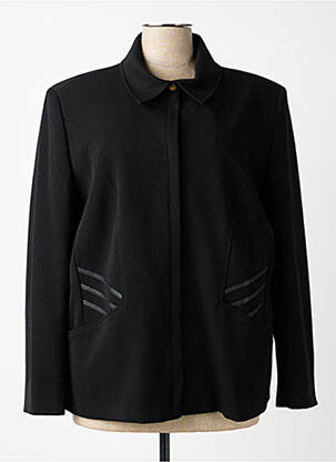 Veste casual coupe droite noir GELCO femme