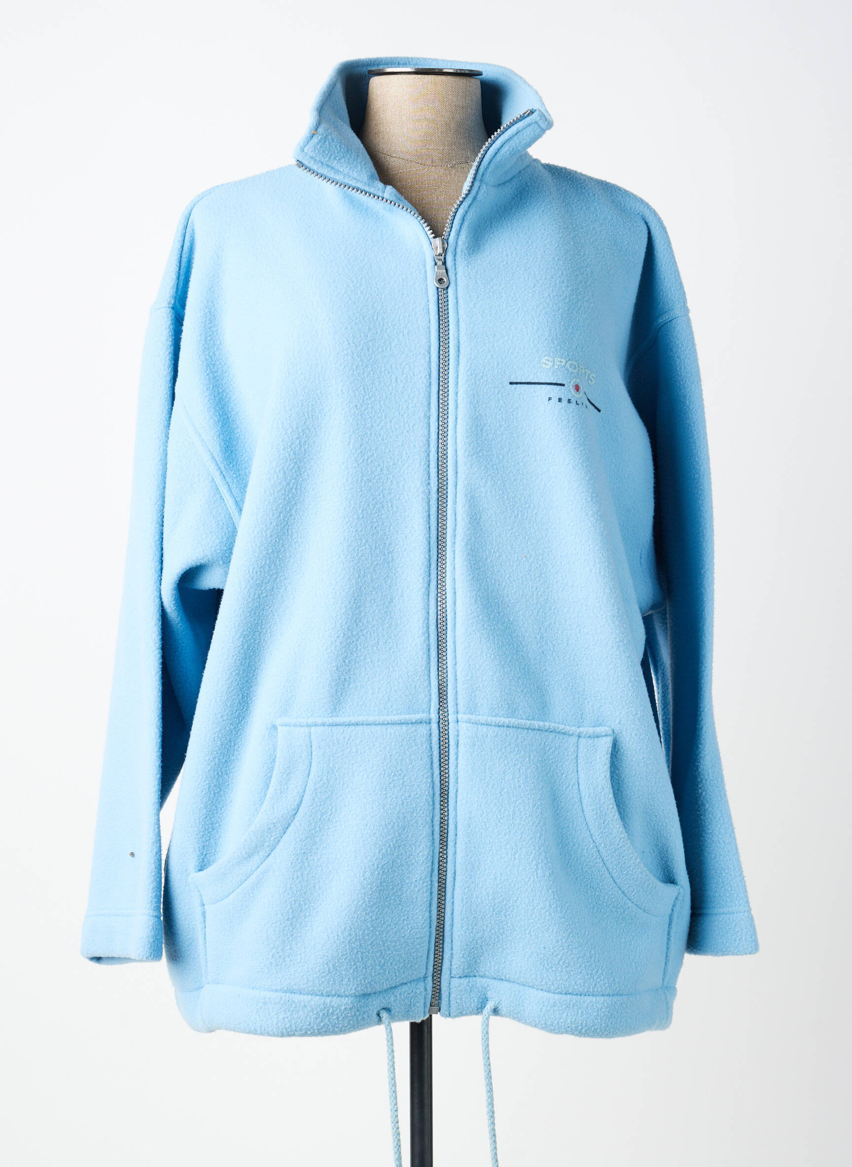 Polaire stretch bleu SCHIESSER femme
