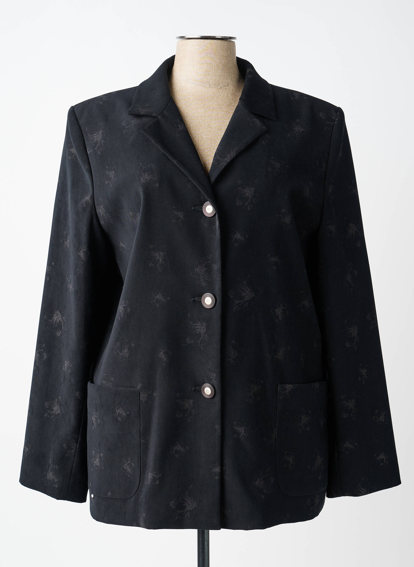 Blazer poches noir FEDORA femme