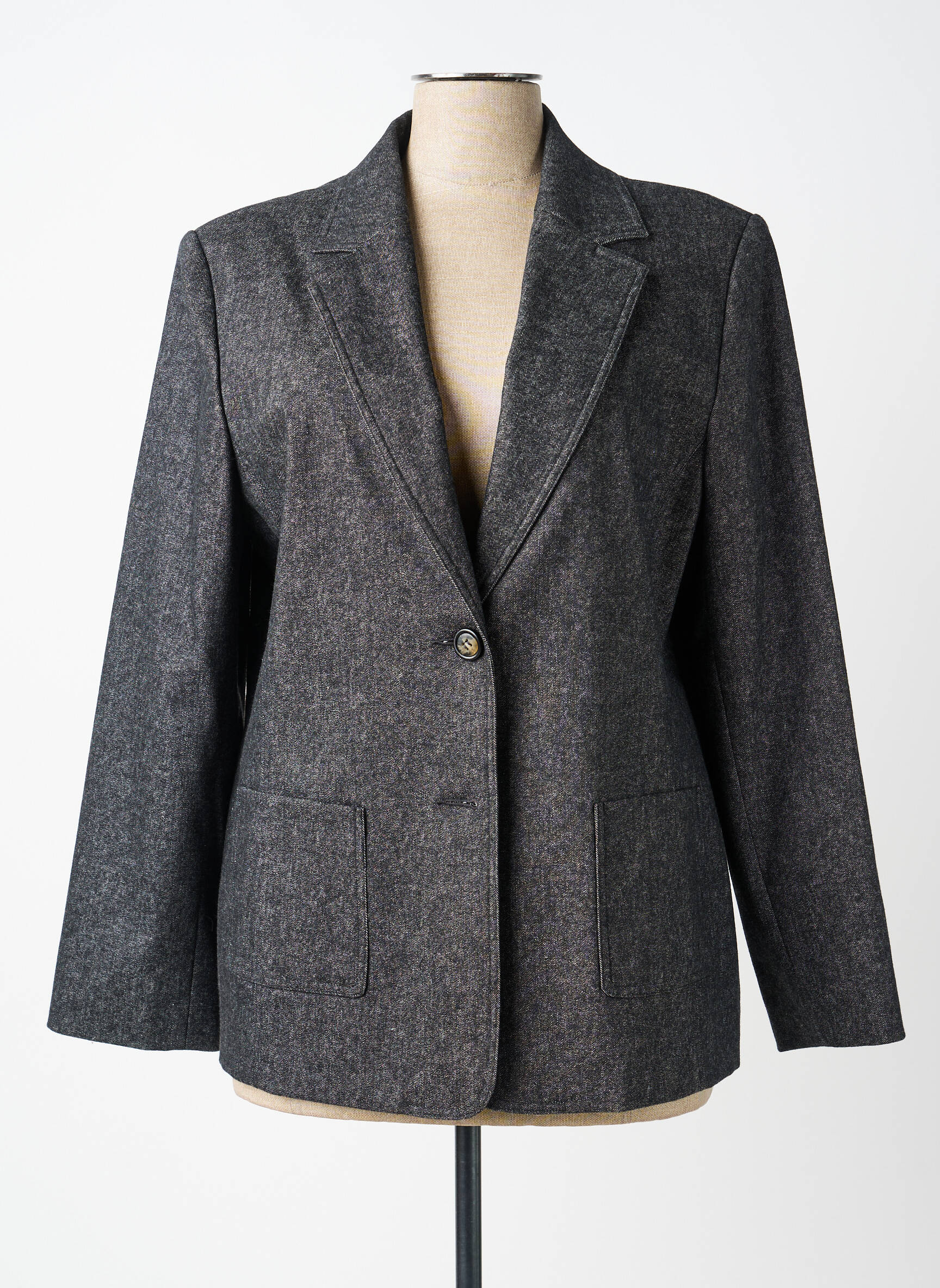 Blazer poches gris FEDORA femme