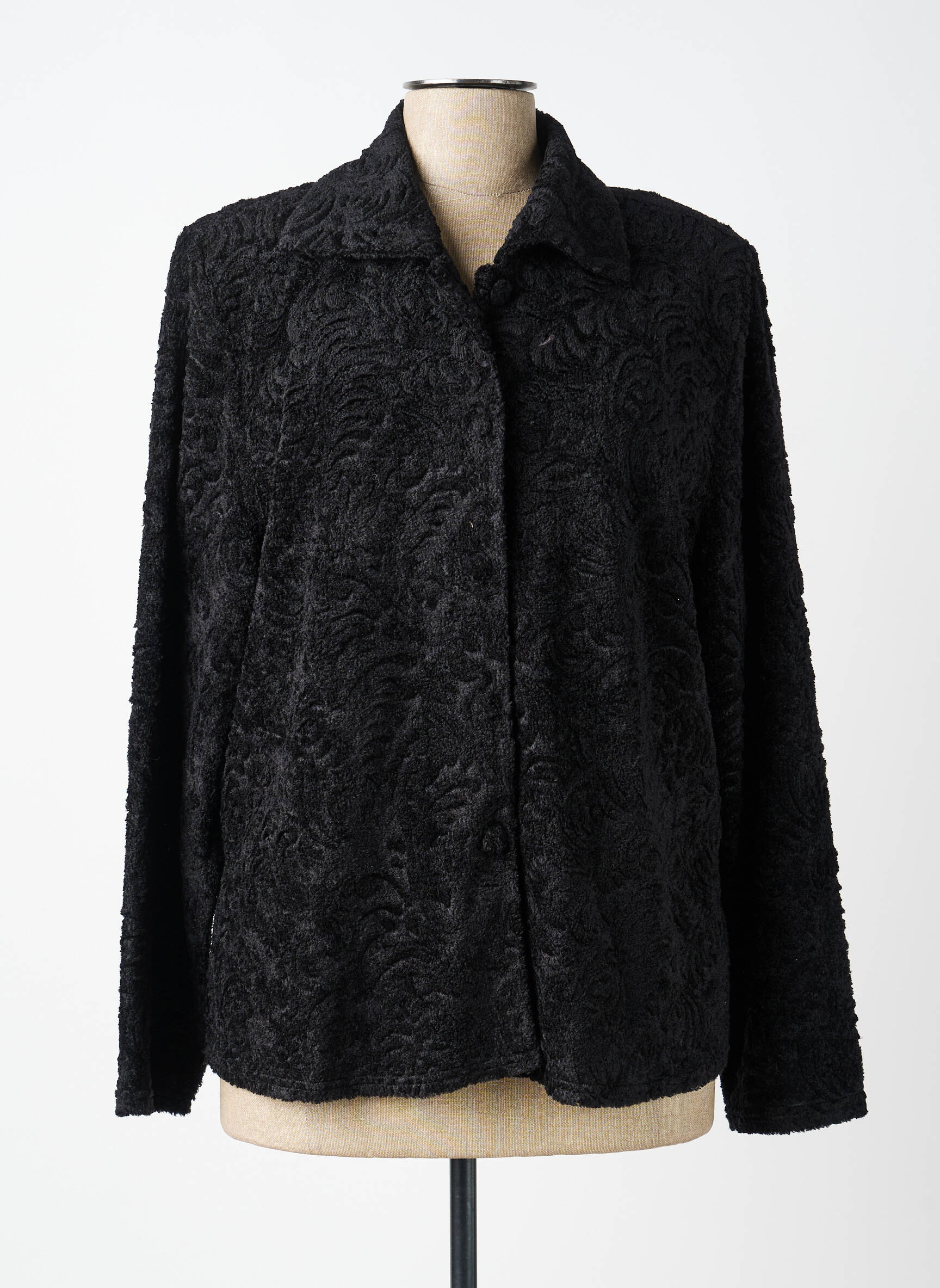 Veste casual coupe droite noir PRUNELLE femme