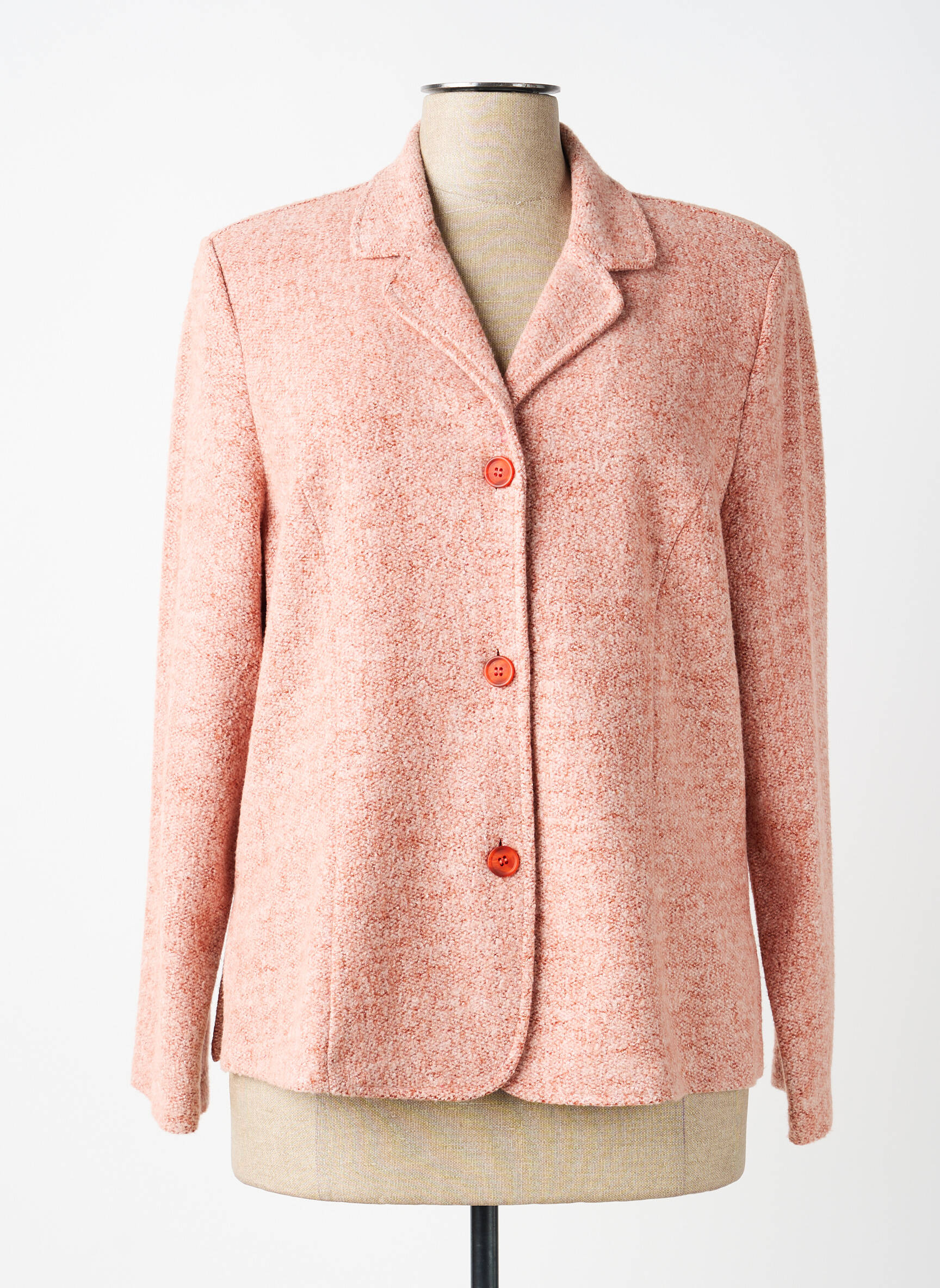 Blazer coupe cintrée orange PRUNELLE femme