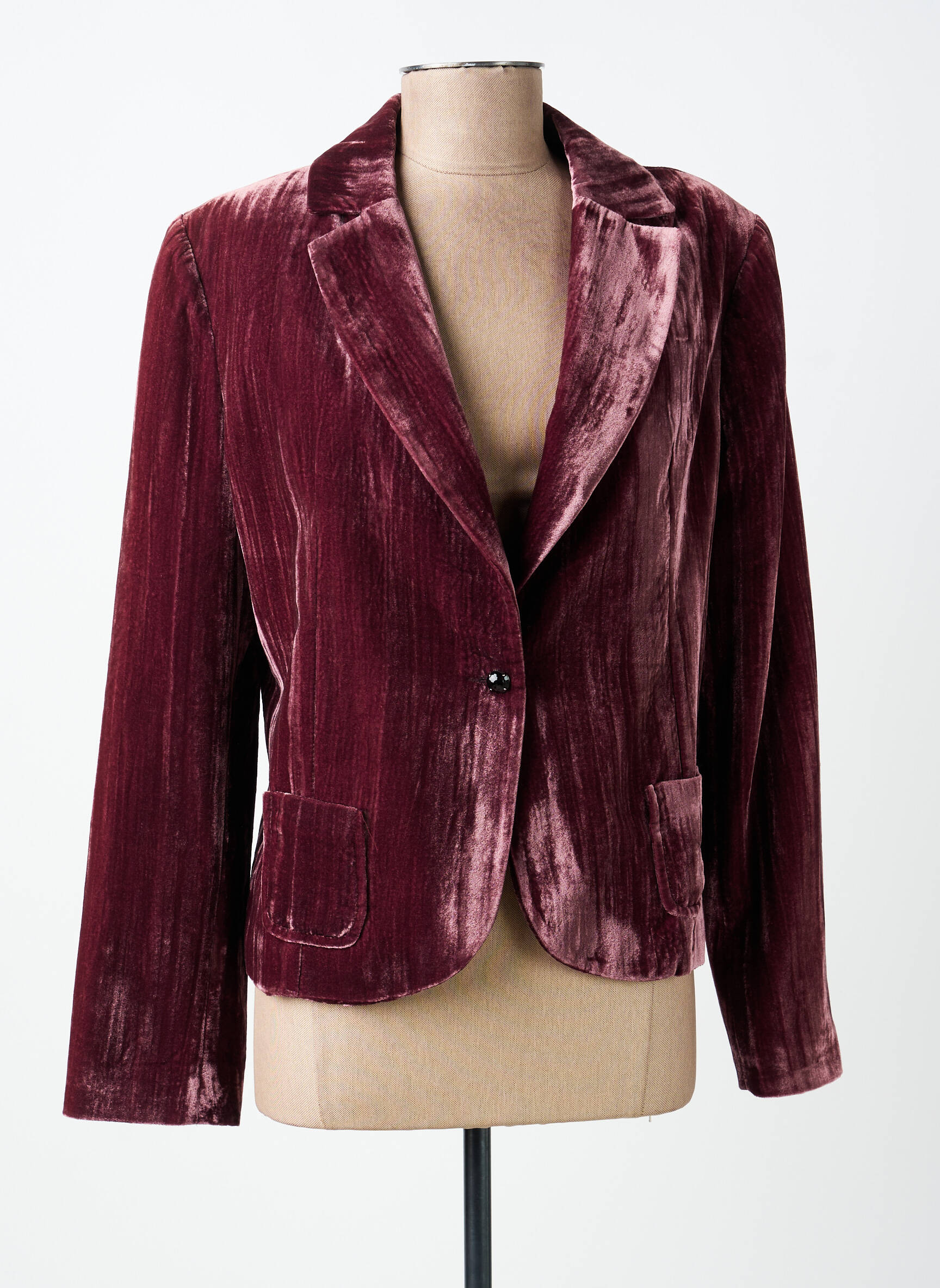 Blazer poches violet ENTRACTE femme