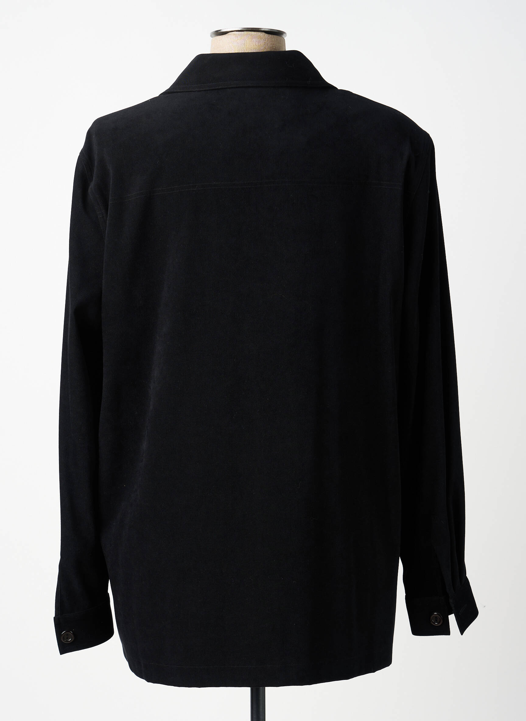 Veste casual tissage suedine noir PRUNELLE femme