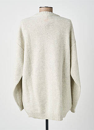 Gilet manches longues stretch gris MONTAGUT femme