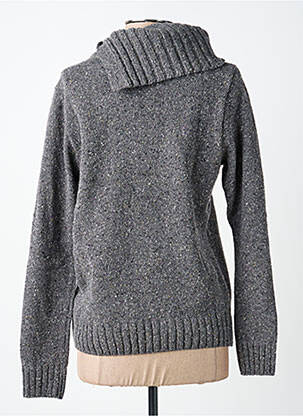 Pull tissage chiné manches longues gris ARMOR LUX femme