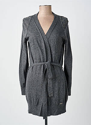 Gilet manches longues stretch gris JOCAVI femme