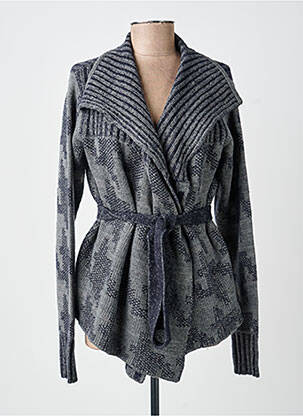 Gilet manches longues stretch gris JOCAVI femme
