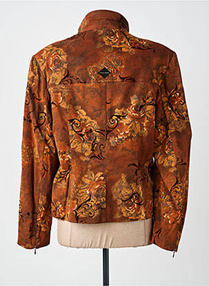 Veste casual coupe droite marron PAUL BRIAL femme