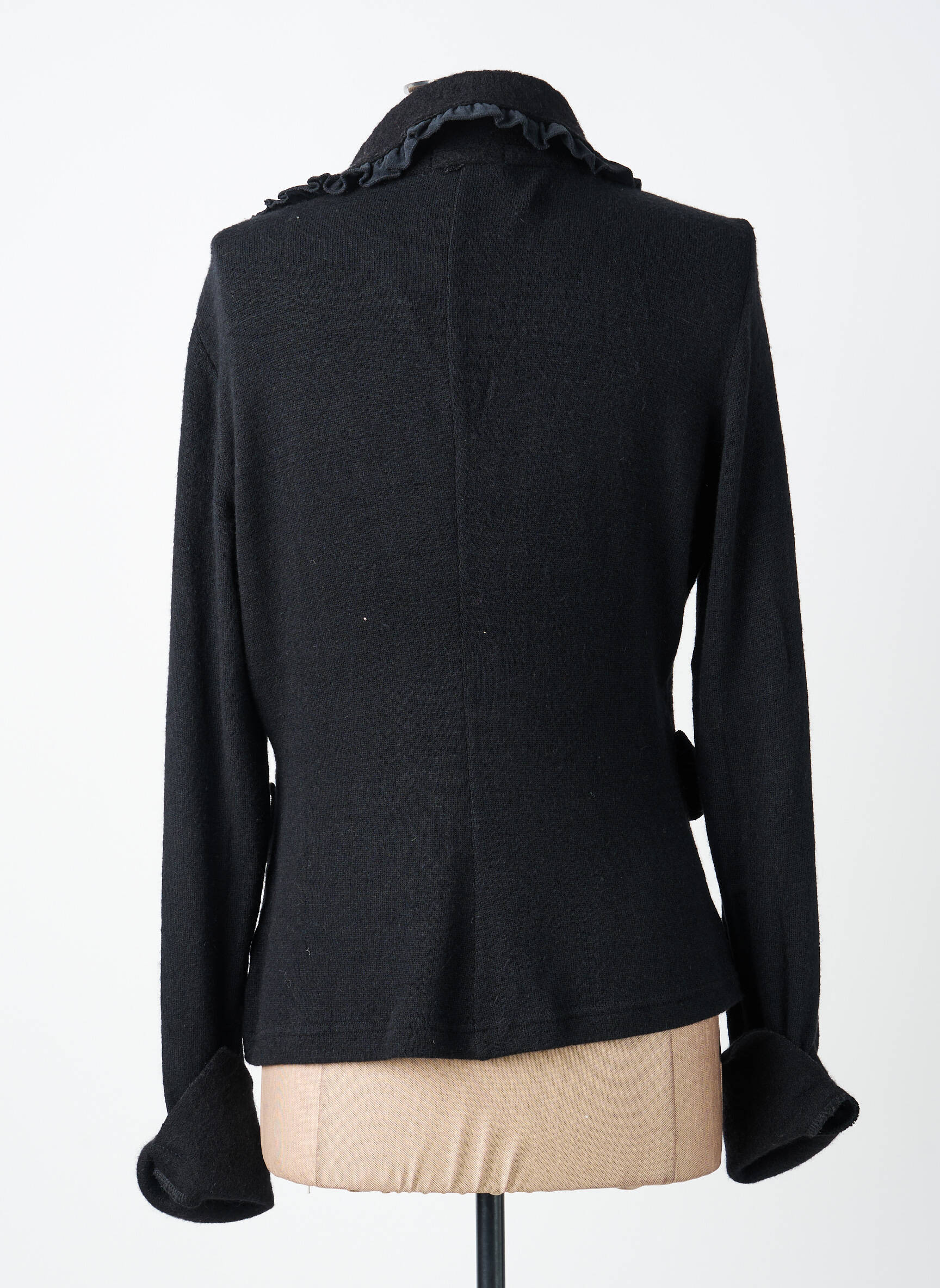 Veste casual col tailleur noir FINETTE femme