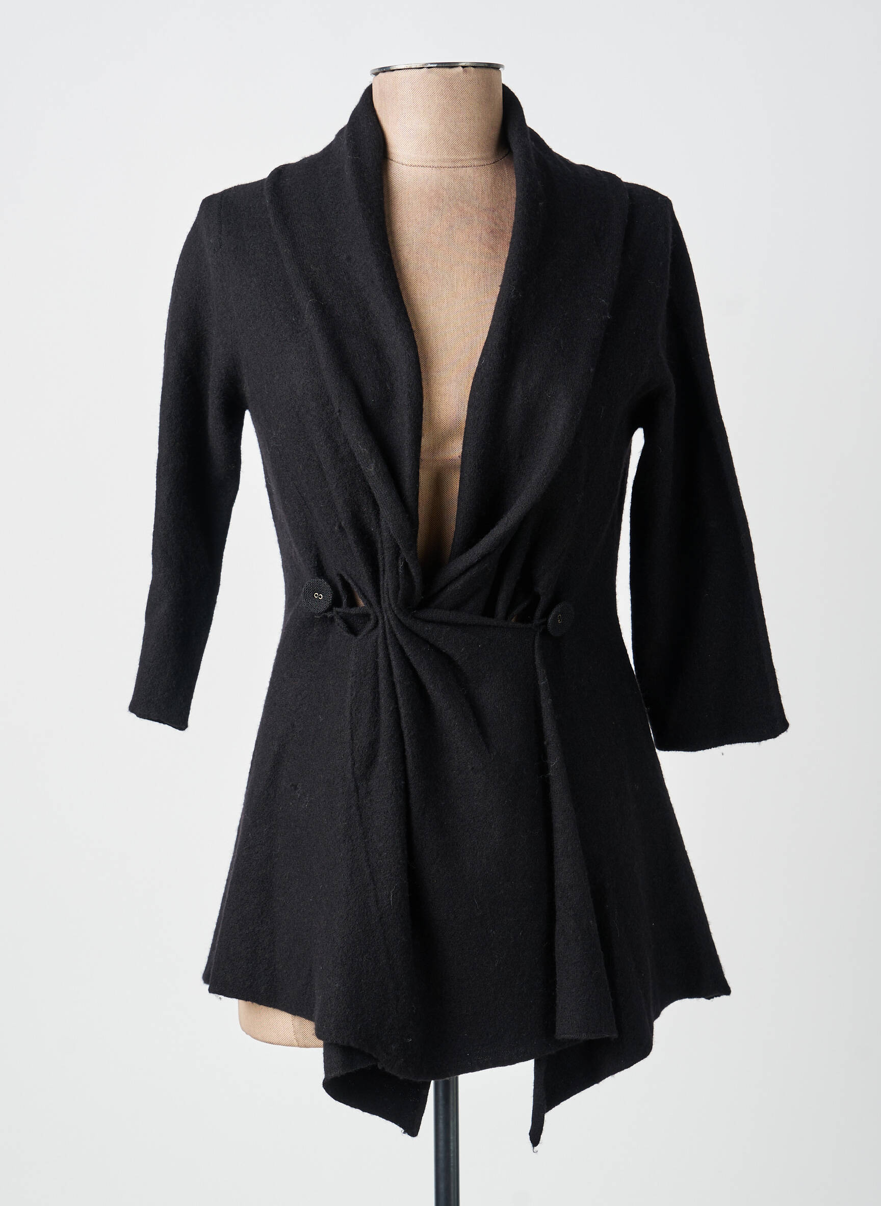 Veste casual coupe cintrée noir SOLOLA femme
