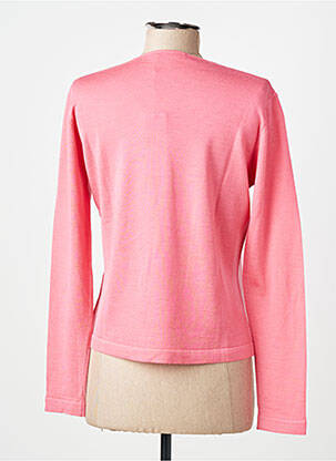Pull coupe cintrée manches longues rose MONTAGUT femme