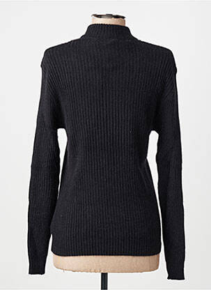 Pull stretch manches longues noir MONTAGUT femme