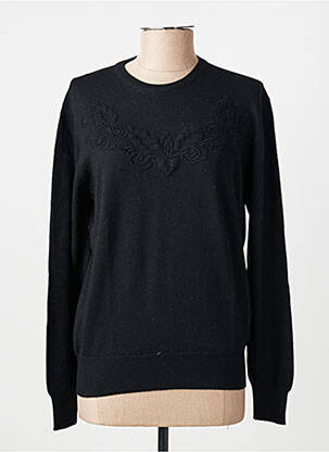 Pull stretch manches longues noir FINETTE femme