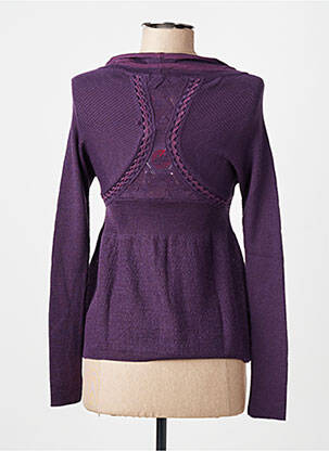 Pull coupe cintrée manches longues violet ALDO MARTIN'S femme