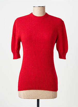 Top stretch manches courtes rouge MONTAGUT femme