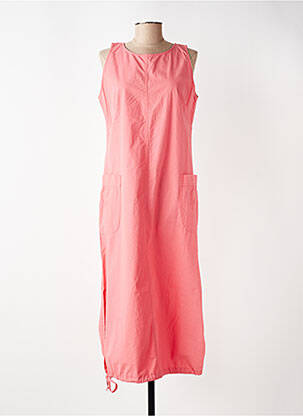 Robe mi-longue sans manche sans manche rose ARMOR LUX femme